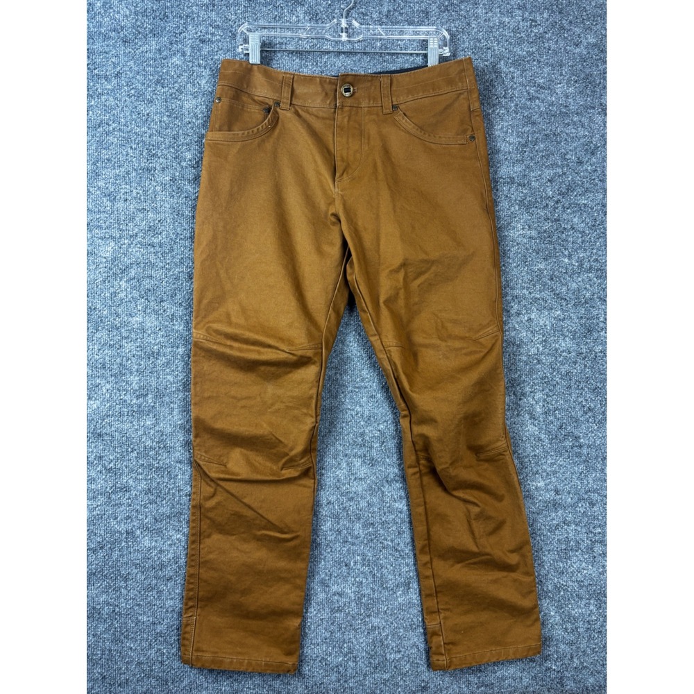 Kuhl Knee Pants Men's 33x28 Brown Free Rydr Tapered Articulated Gorpcore